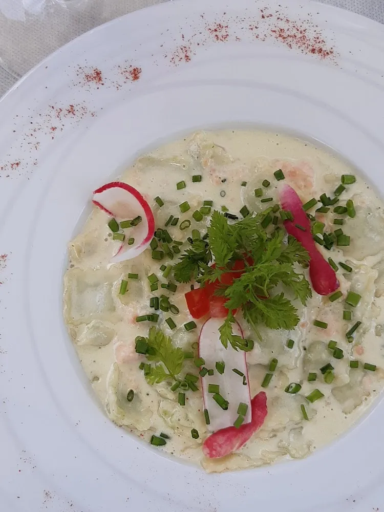 Ravioles Au Saumon Fumé